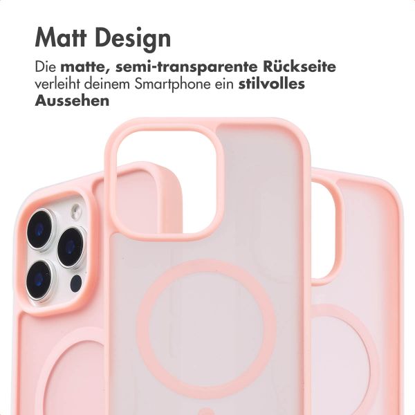 imoshion Color Guard Back Cover mit MagSafe für das iPhone 15 Pro Max - Hellrosa