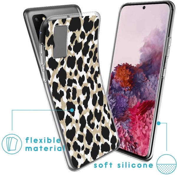 imoshion Design Hülle für das Samsung Galaxy S20 - Leopard / Schwarz