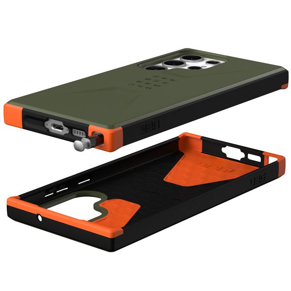 UAG Civilian Backcover für das Samsung Galaxy S23 Ultra - Olive Drab