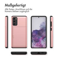 imoshion Backcover mit Kartenfach Samsung Galaxy S20 FE - Rosé gold