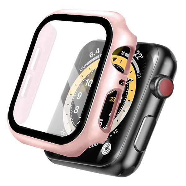 imoshion Full Cover Hard Case für Apple Watch Series 4 / 5 / 6 / SE - 44 mm - Rosa