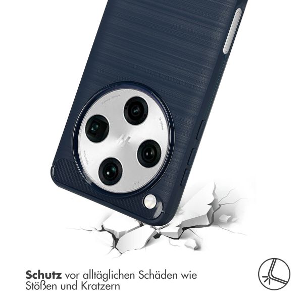 imoshion Brushed Back Cover Oppo Find X8 Pro - Dunkelblau