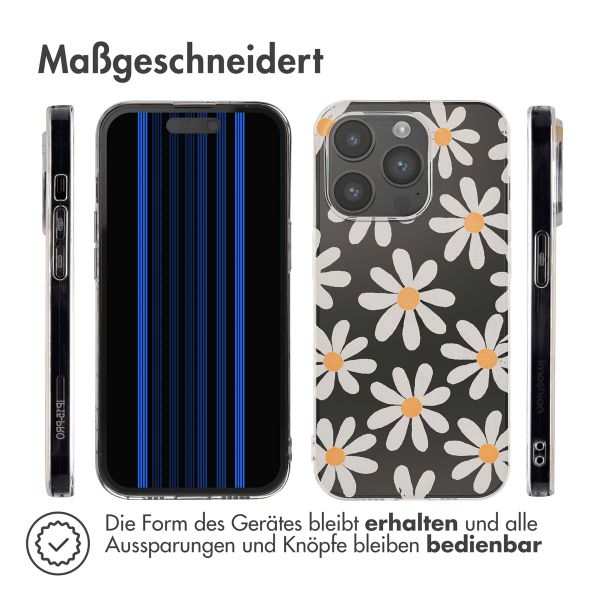 imoshion Design Hülle für das iPhone 15 Pro - Daisy flower