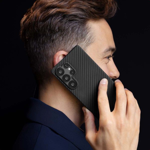 Accezz MagSafe Kevlar Hülle Samsung Galaxy S25 Plus - Schwarz