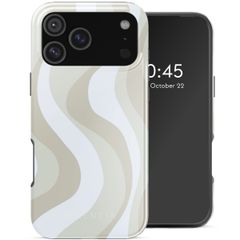 Selencia Vivid Rückabdeckung mit MagSafe Apple iPhone 18 Pro / 17 Pro - Desert Waves Beige