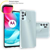 Accezz Clear TPU Backcover Motorola Moto G60s - Transparent