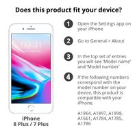 imoshion Luxuriöse Klapphülle Apple iPhone 8 Plus / 7 Plus - Braun