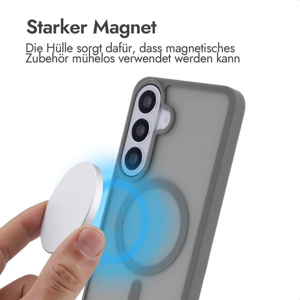 imoshion Color Guard Back Cover mit MagSafe Samsung Galaxy S26 FE / S25 FE - Grau