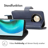 imoshion Luxuriöse Klapphülle Honor Magic 6 Lite - Dunkelblau