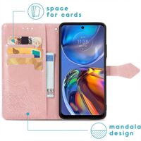 imoshion Mandala Klapphülle Motorola Moto E32 / E32s - Rosé gold