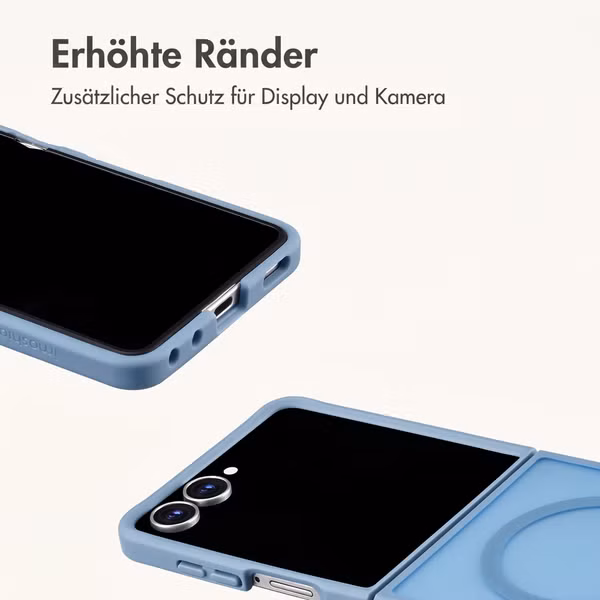 imoshion Color Guard Back Cover mit MagSafe Samsung Galaxy Z Flip 8 - Hellblau