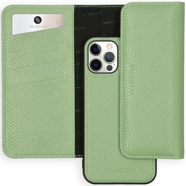 Selencia Clutch Klapphülle mit herausnehmbarem Backcover iPhone 12 (Pro)