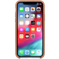 Apple Leder-Case Braun für das Apple iPhone Xs Max