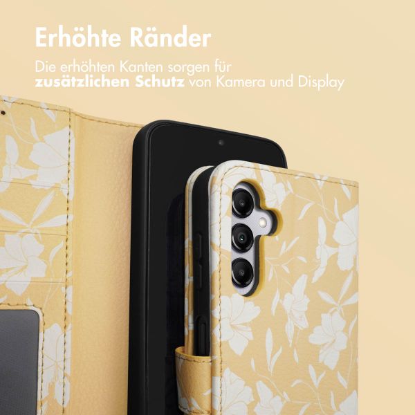 imoshion ﻿Design Klapphülle für das Samsung Galaxy A14 (5G/4G) - Yellow Flowers