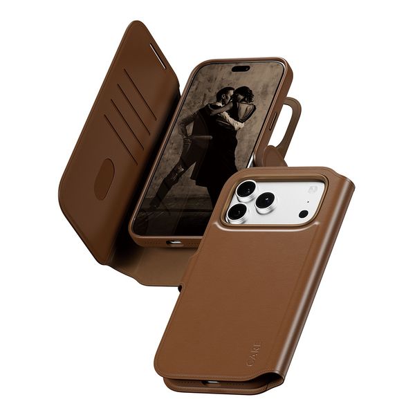 CARE by PanzerGlass Tango 2 in 1 Wallet Case MagSafe Apple iPhone 18 Pro Max / 17 Pro Max - Braun