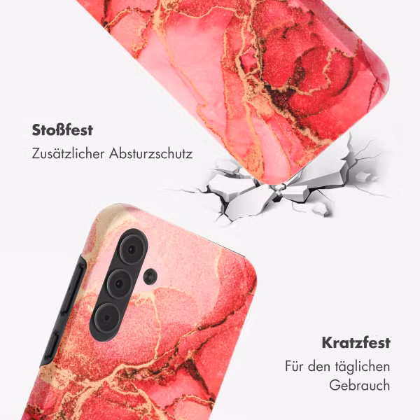 Selencia Vivid Back Cover Samsung Galaxy A55 - Rosy Marble