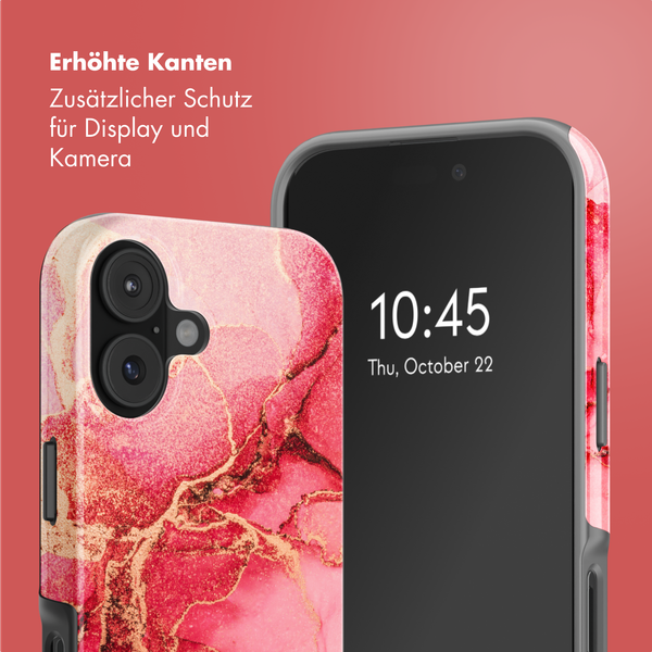 Selencia Vivid Rückabdeckung mit MagSafe Apple iPhone 17 - Rosy Marble