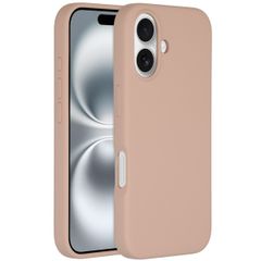 Accezz Liquid Silikoncase mit MagSafe für das iPhone 16 - Rosa