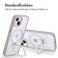 Accezz Ring Stand Backcover mit MagSafe Apple iPhone 13 - Grau