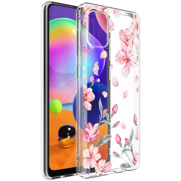 imoshion Design Hülle Samsung Galaxy A31 - Blume - Rosa