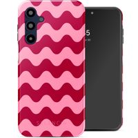 Selencia Vivid Tough Back Cover für das Samsung Galaxy A16 - Wave Vibes Lipstick