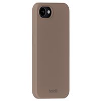 Holdit Silicone Case für das iPhone 16e - Mocha Brown