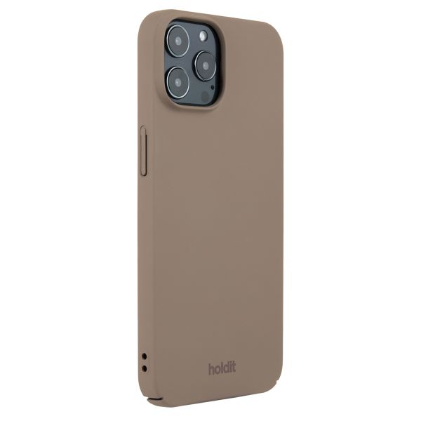Holdit Slim Case Apple iPhone 12 (Pro) - Mocha Brown