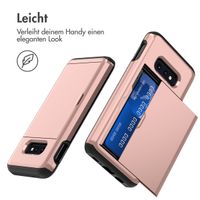 imoshion Backcover mit Kartenfach für das Samsung Galaxy S10e - Rose Gold