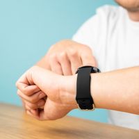 imoshion Silikonband für die Garmin Venu / Vivoactive 3 / Forerunner 245 - Schwarz