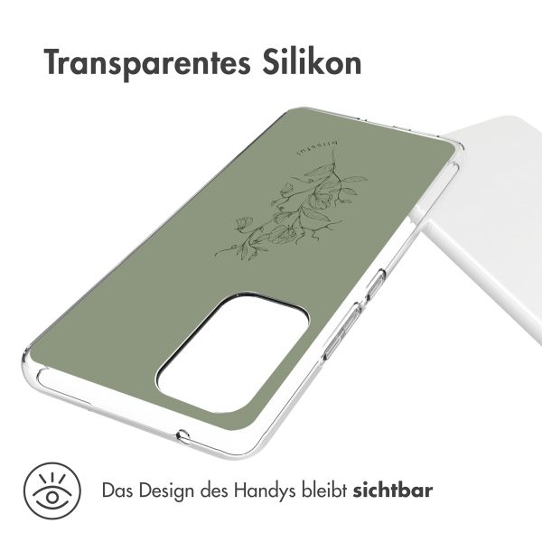 imoshion Design Hülle für das Samsung Galaxy A53 - Floral Green