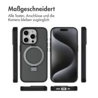 Accezz Ring Stand Backcover mit MagSafe Apple iPhone 15 Pro - Schwarz