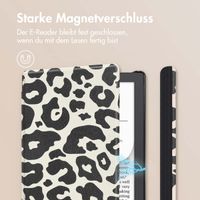 imoshion Design Slim Hard Case Klapphülle Pocketbook Verse Lite - Leopard