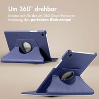 imoshion 360° drehbare Klapphülle Samsung Galaxy Tab A9 8.7 Zoll - Dunkelblau