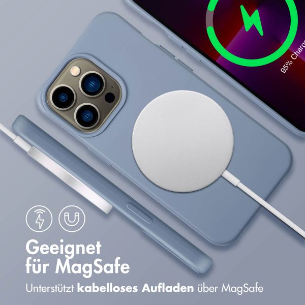 imoshion Color Backcover mit abnehmbarem Handykette und MagSafe Apple iPhone 13 Pro - Ash Blue