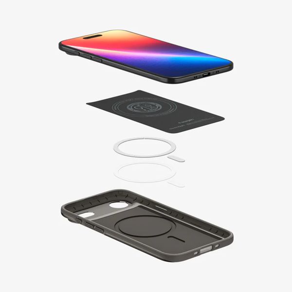 Spigen Thin Fit Backcover mit MagSafe Apple iPhone Air - Gunmetal