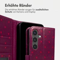 imoshion Design Klapphülle Samsung Galaxy S25 FE - Crush Check Coral Dust