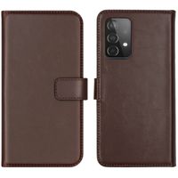 Selencia Echtleder Klapphülle Samsung Galaxy A52(s) (5G/4G) - Braun