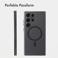 Accezz Lite Backcover mit MagSafe | Fluted | Samsung Galaxy S24 Ultra - Grau