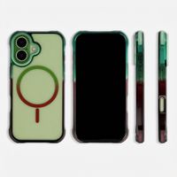Selencia Gradient MagSafe Back Cover Apple iPhone 17 - Grün / Braun