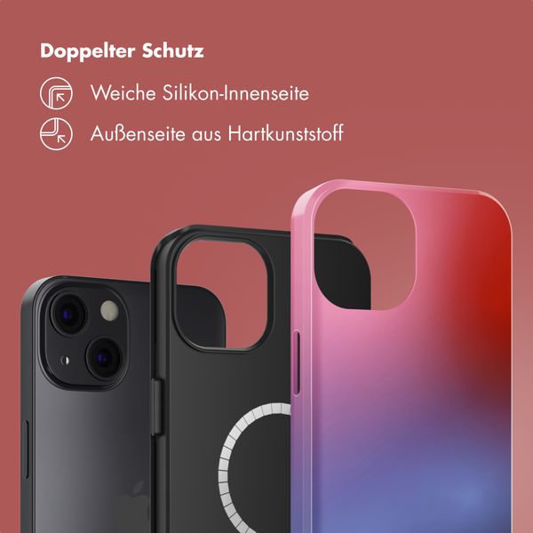 Selencia Vivid Rückabdeckung mit MagSafe Apple iPhone 13 - Gradient Soft Blush