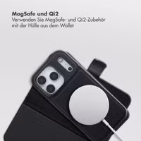 Selencia Olyn Abnehmbare Bookcase mit MagSafe Apple iPhone 17 Pro - Schwarz