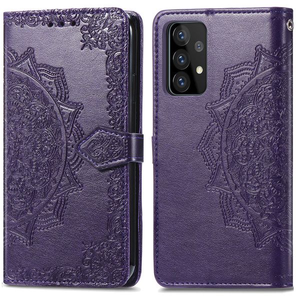 imoshion Mandala Klapphülle Samsung Galaxy A72 - Violett
