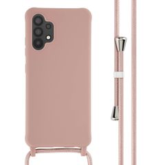 imoshion SilikonHülle mit Band Samsung Galaxy A32 (4G) - Sand Pink