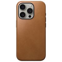 Nomad Modern Leather Case mit MagSafe Apple iPhone 15 Pro - English Tan