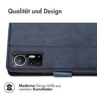 imoshion Luxuriöse Klapphülle Xiaomi 12 / 12X - Dunkelblau