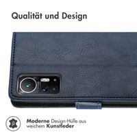 imoshion Luxuriöse Klapphülle für das Xiaomi 12 / 12X - Dunkelblau