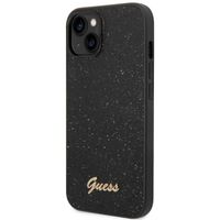 Guess Glitter Flakes Back Cover Apple iPhone 14 - Schwarz