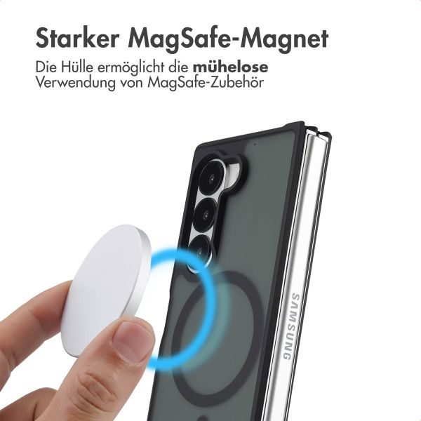 imoshion Color Guard Back Cover mit MagSafe für das Samsung Galaxy Z Fold 6 - Schwarz