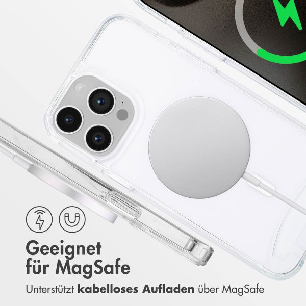 imoshion MagSafe Hülle mit abnehmbarem Band für das iPhone 15 Pro Max - Transparent