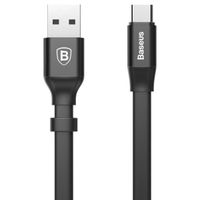 Baseus Nimble Series USB-A-zu-USB-C-Kabel extra kurz – 23 Zentimeter – Schwarz